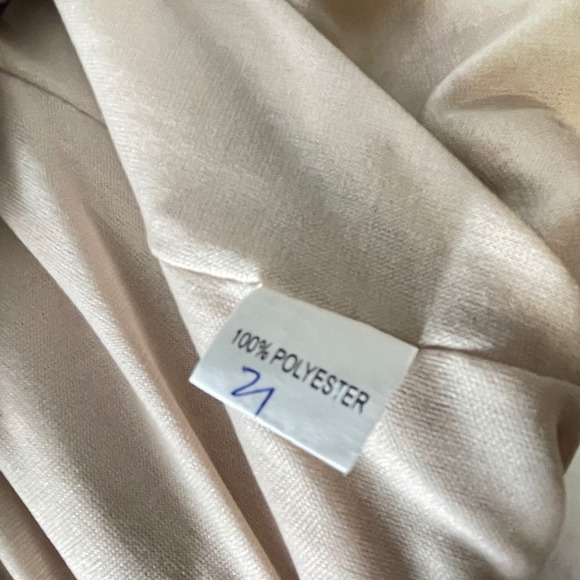 Runway Paris Dress Sleeveless Ruffle Floral Detail Mini Nude M Retro‎ Y2K Boho - Picture 12 of 12